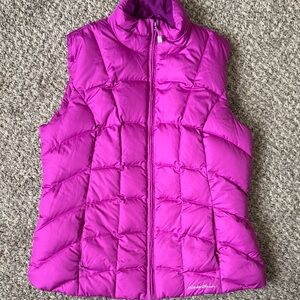 Eddie Bauer Magenta Quilted Puffer Vest EB650